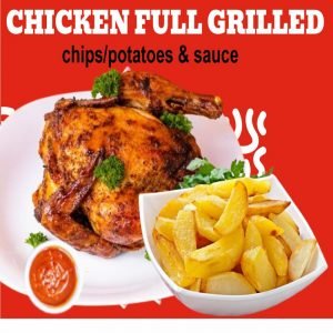 23. CHICKEN GRILL FULL (Full Chips/Potatoes, Sauce)